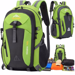 Zielony plecak turystyczny Alaska 40 L – plecak trekkingowy i podróżny